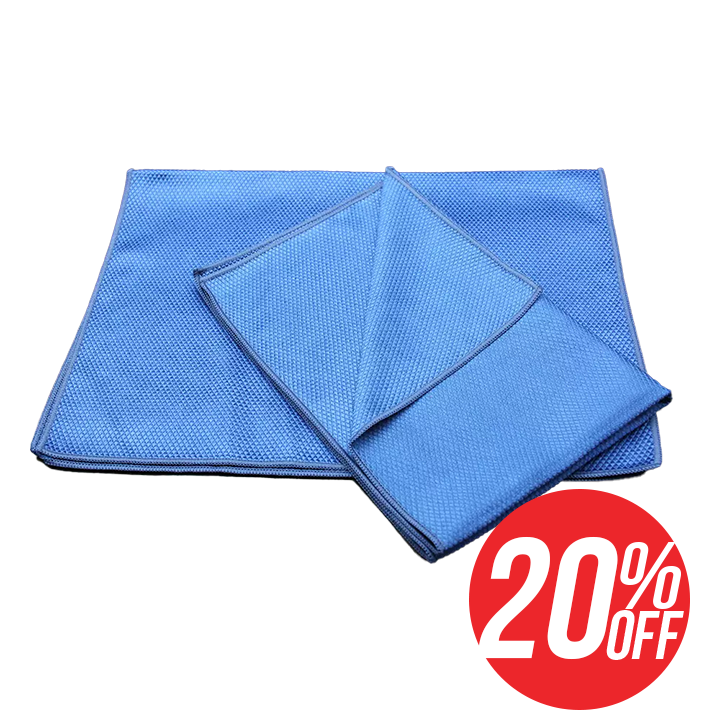 Window and Solar Panel Cleaning Cloth Twin Pack